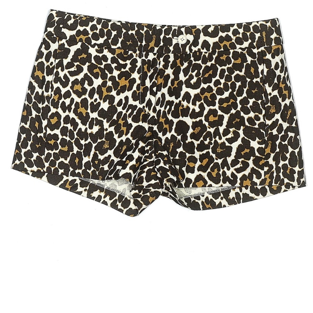 JCrew leopard shorts